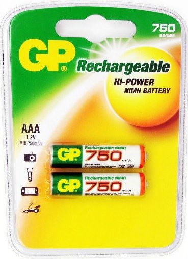 Аккумулятор GP R03 75 AAАHC BL2