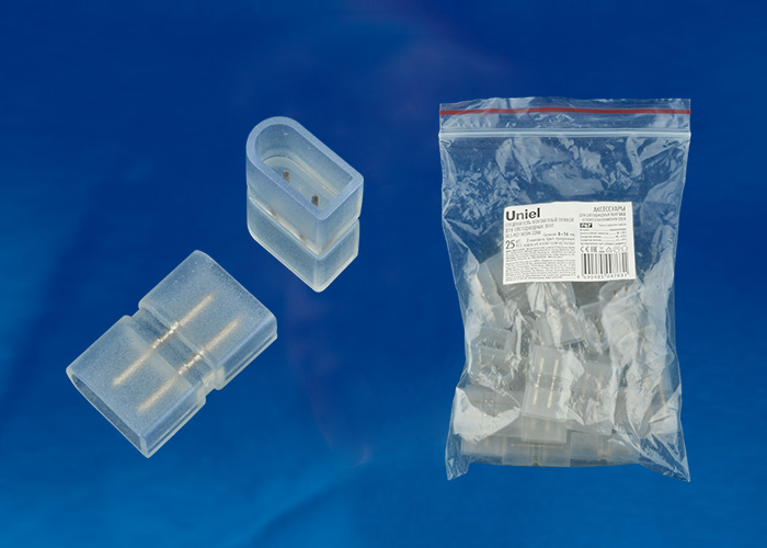 UTC-K-12/N21 CLEAR 025 POLYBAG Соединитель контактный прямой для светодиодных лент ULS-N21 NEON 220В