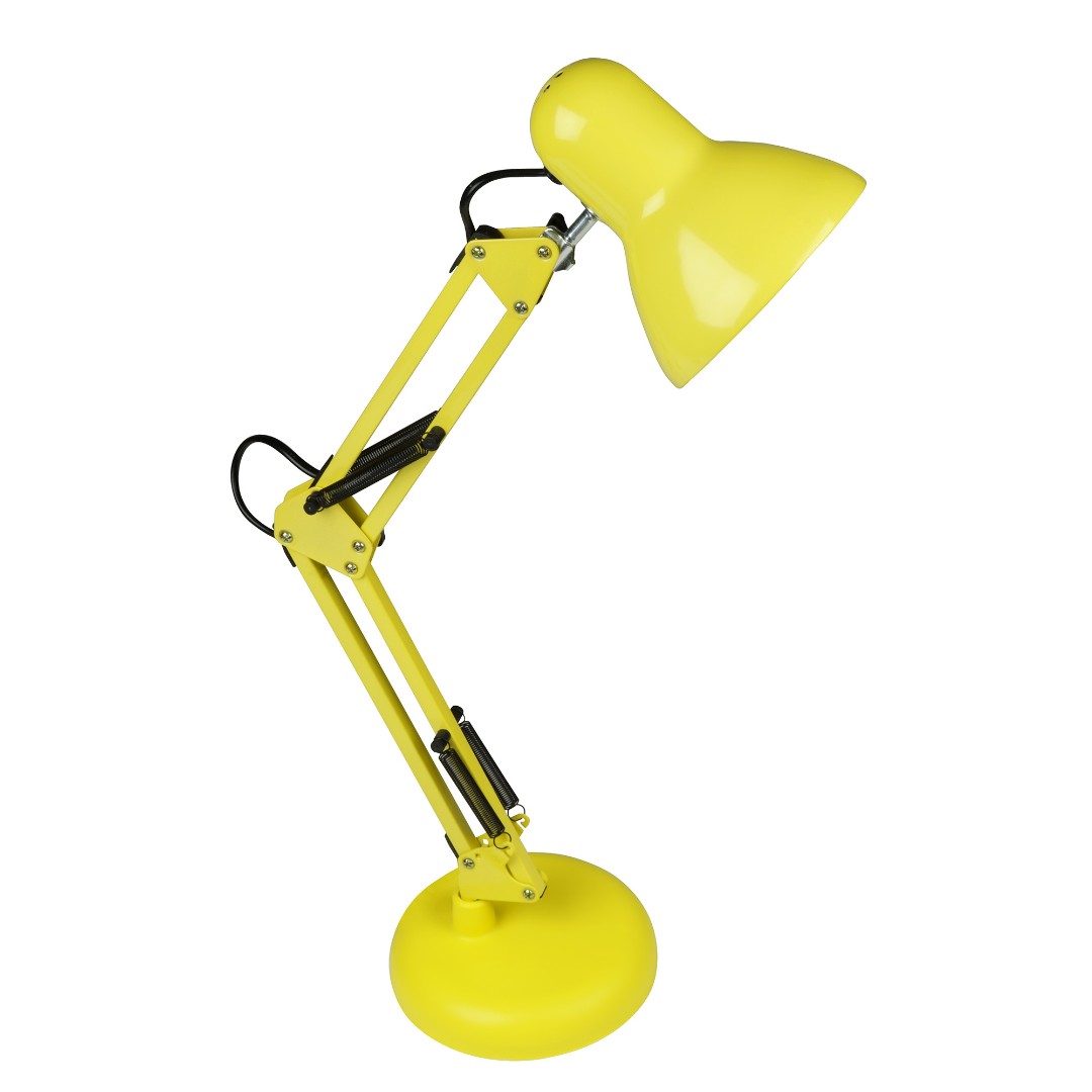 TLI-221 LIGHT YELLOW E27 Светильник настольный. Цоколь Е27. 60W. Механический выключатель. Желтый. Т TLI-221 LIGHT YELLOW E27 Светильник настольный. Цоколь Е27. 60W. Механический выключатель. Желтый. Т