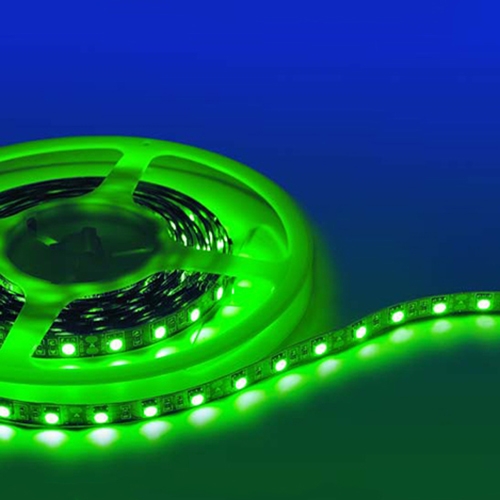 Лента светодиодная- IP65-12V-7.2W/m зеленый- 5м 30Led/m Лента светодиодная- IP65-12V-7.2W/m зеленый- 5м 30Led/m